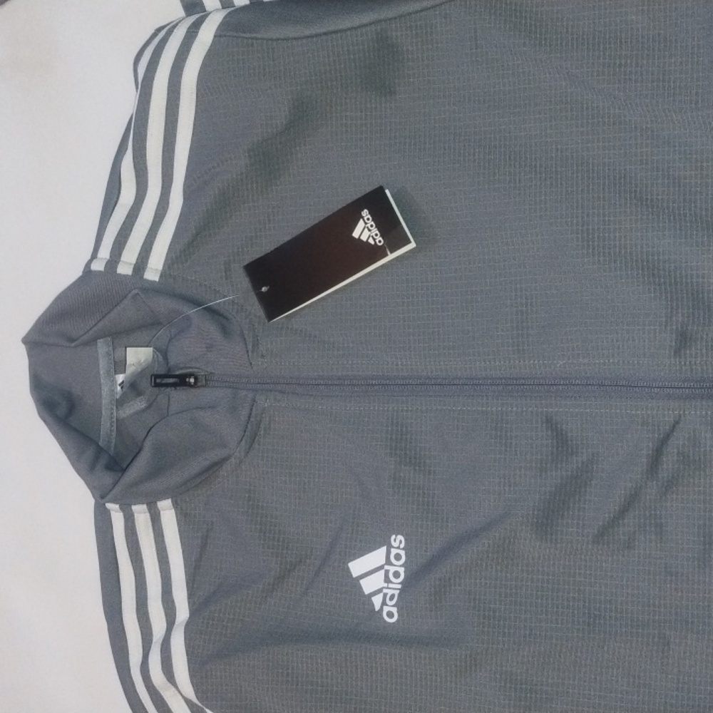 NWT Adidas track jacket grey XL